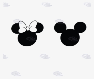 Mickey Minnie Mouse Head Silhouette N2 Free Image #885558