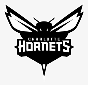 Charlotte Hornets 2 Logo Black And Ahite - Charlotte Hornets #885720