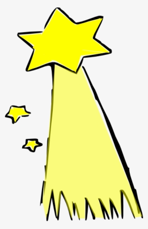 Shooting Star Clipart Big Yellow - Shooting Star Cartoon Png #885751