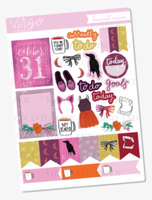 Harvest Moon Decorative Sticker Sheet - Sticker #886018