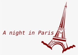 Image Library Download Eiffel Tower Clip Art At Clker - Night In Paris Clip Art #886075