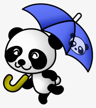 Panda, Animal, Rain, Umbrella, Cute, Bear, Teddy Bear - Cartoon Panda With Umbrella #886076 Panda, Animal, Rain, Umbrella, Cute, Bear, Teddy Bear - Cartoon Panda With Umbrella #886076