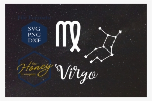 Virgo Svg Png Dxf Zodiac Cutting File Vector Download - Vector Graphics #886101