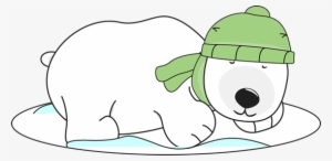 Jpg Free Collection Of Cute High Quality Sleeping - Winter Polar Bear Clipart #886595