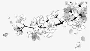 Transparent Black Hearts Tumblr - Manga Flower #886812