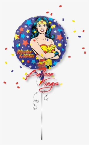 Wonder Woman - Wonder Woman Super Heroes Party Mylar Foil Balloon #886973