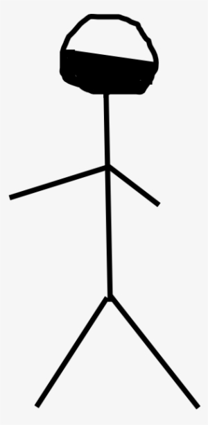Ninja Stickman Svg Clip Arts 294 X 600 Px #887399