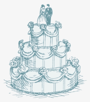 Drawing Of Wedding Cake - Wedding Cakes #887499