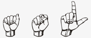 Asl Cliparts - Asl In Sign Language #887656