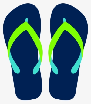 Blue Flip Flops Png - Flip Flop Clipart #888147