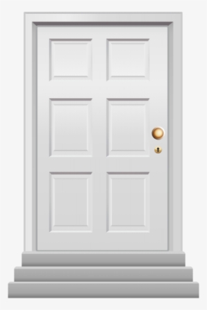 Front Door White Png Clip Art - Clip Art #888599