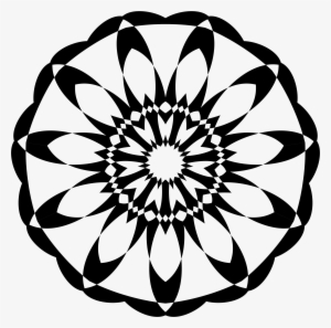 Clipart - Monochromatic In A Flower #888644