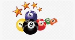 Billiard Balls Transparent Png - Billiard Vector #888760