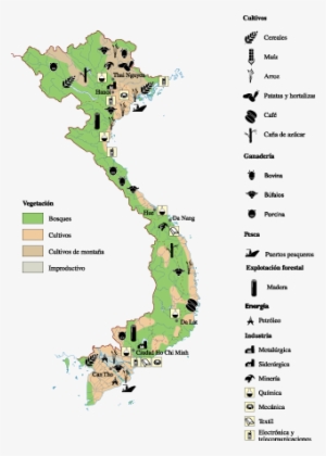 Vietnam Maps - Economic Map Of Vietnam #888876