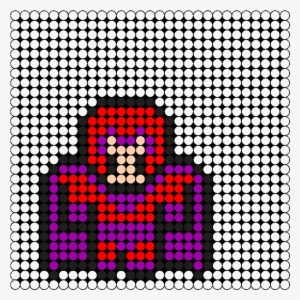 Magneto Perler Bead Pattern / Bead Sprite - Chikorita Perler Bead Pattern #888981