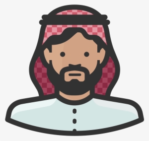 Muslim Man Icon - Muslim Man Cartoon Png #889284