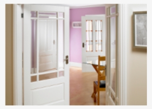 White Internal French Doors #889556