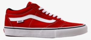 Vans Shoe Png Banner Freeuse Download - Red Vans Low Top Old Skool #889770