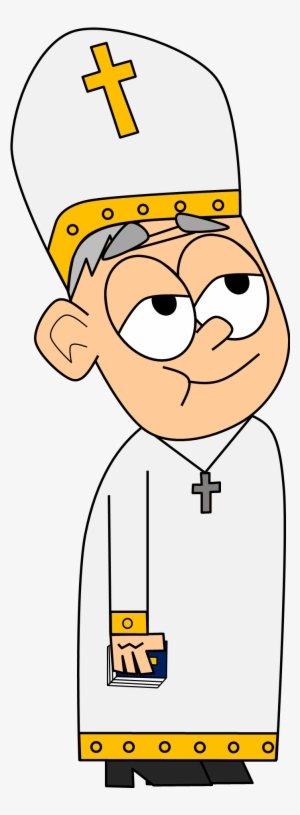 Pope Francis Wearing A Silver Crucifix - Pope Francis The Luxurious Loud House #889855