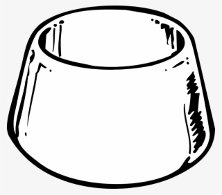 Dog Bowl Black And White Clipart Graphic Royalty Free - Clip Art #8802795