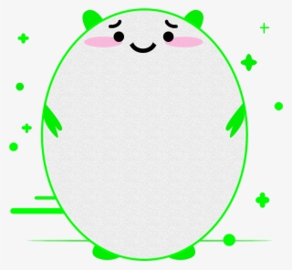 Green Monster Style Minimalist Cartoon Png And Psd - Vector Graphics #8803566