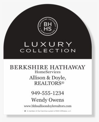 Berkshire Hathaway Homeservices Sign Panels Only-30x24d - Circle #8804511