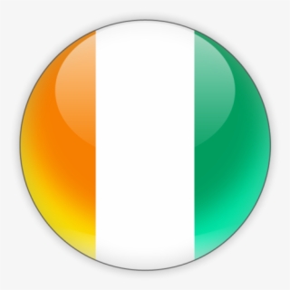 Ivory Coast Flag Png Transparent Images Png All Spain - Cote D Ivoire Round Flag #8804788