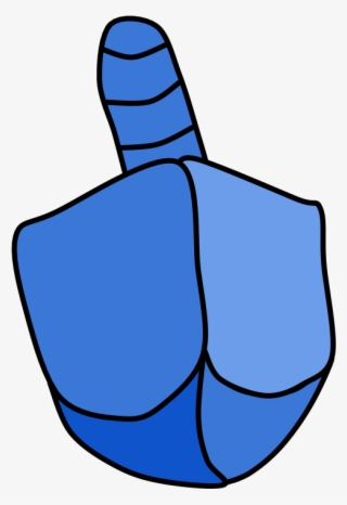 Dreidel, Blue, Toy, Png #8806124