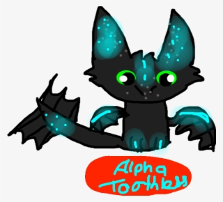 Toothless - Toothless Alpha - Cartoon #8806498
