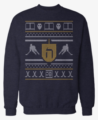 Ugly Hanukkah Hockey Sweatshirt Ugly Hanukkah Hockey - Ferris Bueller's Day Off Sweatshirt #8806997