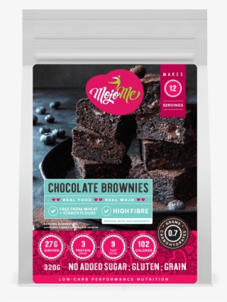 Mojome Low Carb Sugar Free Chocolate Brownies 320g - Low-carbohydrate Diet #8807850