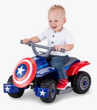 Captain America Toddler Quad - Paw Patrol 6v Ride #8808134