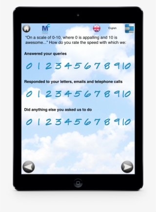 Customer Feedback Survey Ipad - Tablet Computer #8808251