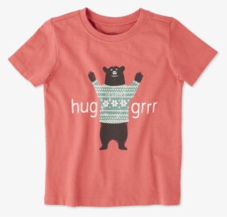 Toddlers Hug Grrr Crusher Tee - Life Is Good #8808375