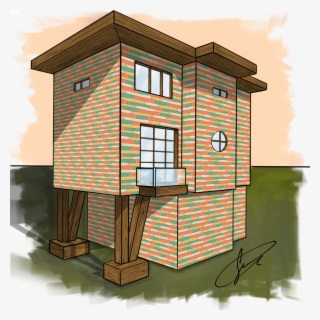 I Then Finished Coloring In The Rest Of The Painting - House #8809381