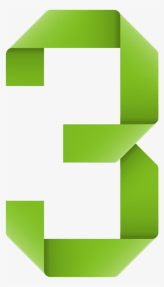 Free Png Ribbon Number Three Transparent Png Images - Clip Art #8810583