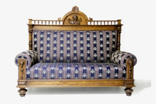 Couch, Sofa, Living Room, Furniture Pieces, Relaxation - Living Room Antique Furniture Png #8811414