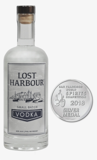 A Small Bag, Six Times Distilled American Corn And - Glass Bottle #8811494