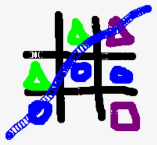 Grid Clipart Tic Tac Toe - Graphic Design #8811620