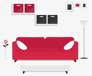 Living Room Clipart Sala - Interior Design Vector Png #8811691