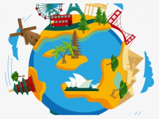 Real World Clipart World Travel - World Travel Clip Art #8811905