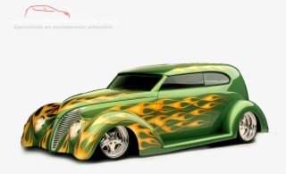 Tunning - Silhouette Hot Rod Flames #8812171