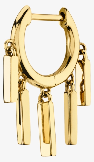 Gold Bar Slim Hoop - Ring #8813237