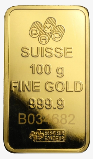 100 Gram Gold Bar - Gold #8813276