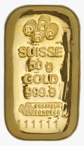Pamp Suisse 50 Gram Gold Bar - 50 Gram Gold Biscuit #8813493
