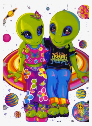 Its A Small World After All Lisa Frank Png Transparent - Lisa Frank Alien #8815754