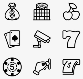 Casino - Gas Station Icon Line #8816130