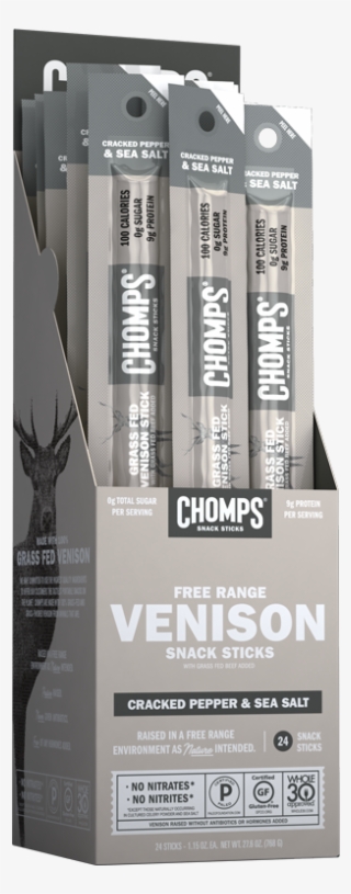 Venison Snack Sticks - Chomps Beef Sticks #8816205