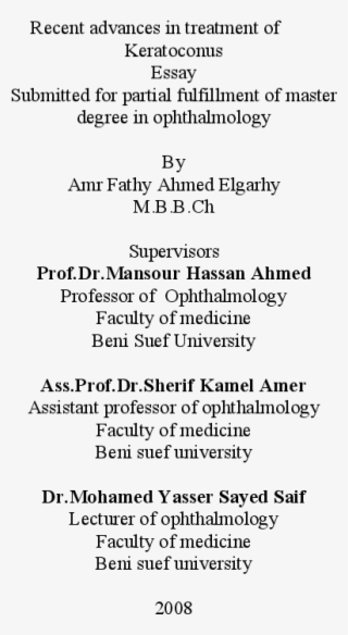 The Border Between The Transparent Edge Of The Cornea - Document #8816876
