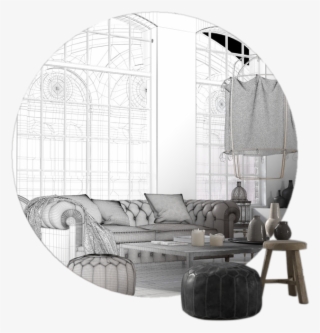 Contentcreation Circle - Coffee Table #8817644